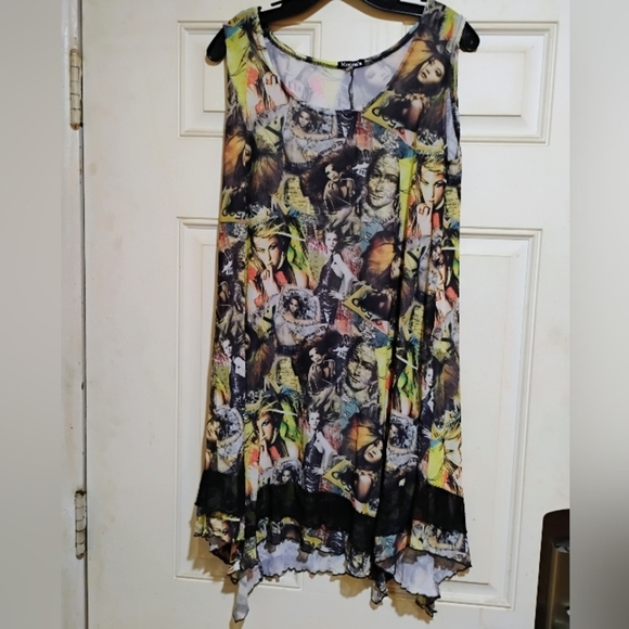 Monica's Size Extra Large Multicolor Graphic Print Women's Dress Like New - Picture 2 of 7